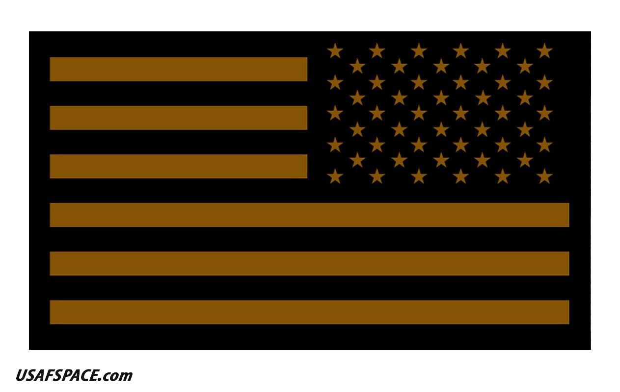Authentic US MILITARY- IR -INFRARED REFLECTIVE- Reverse -OCP- US FLAG VEL PATCH