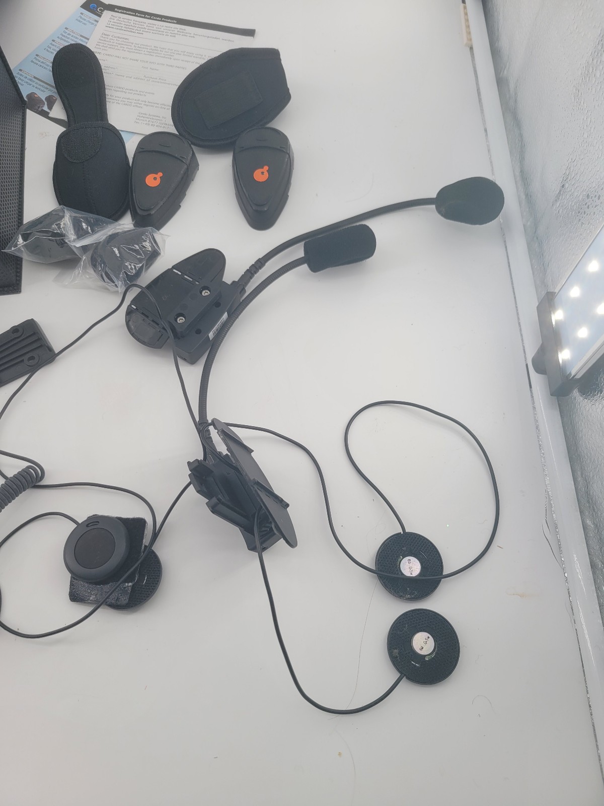 Cardo Scala Rider Q2 Bluetooth Motorcyle headset UNTESTED