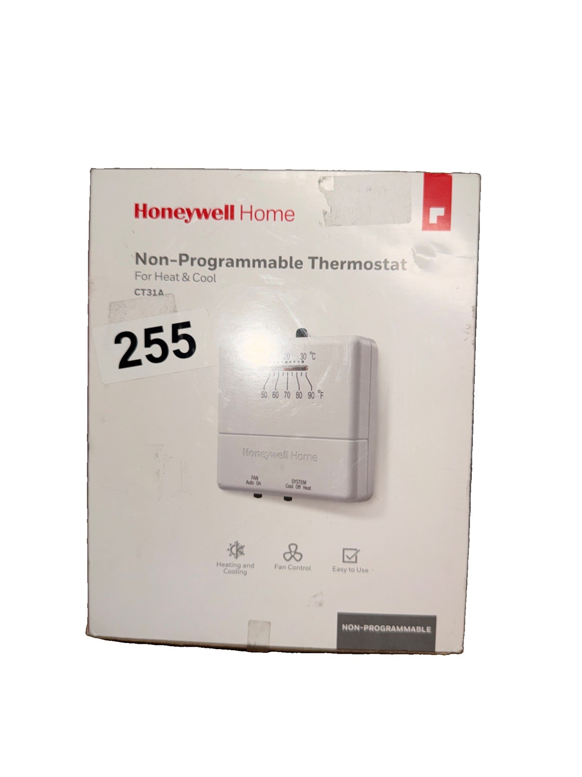 Honeywell CT31A1003 Non-Programmable Thermostat – Classic Cool Control Open Box
