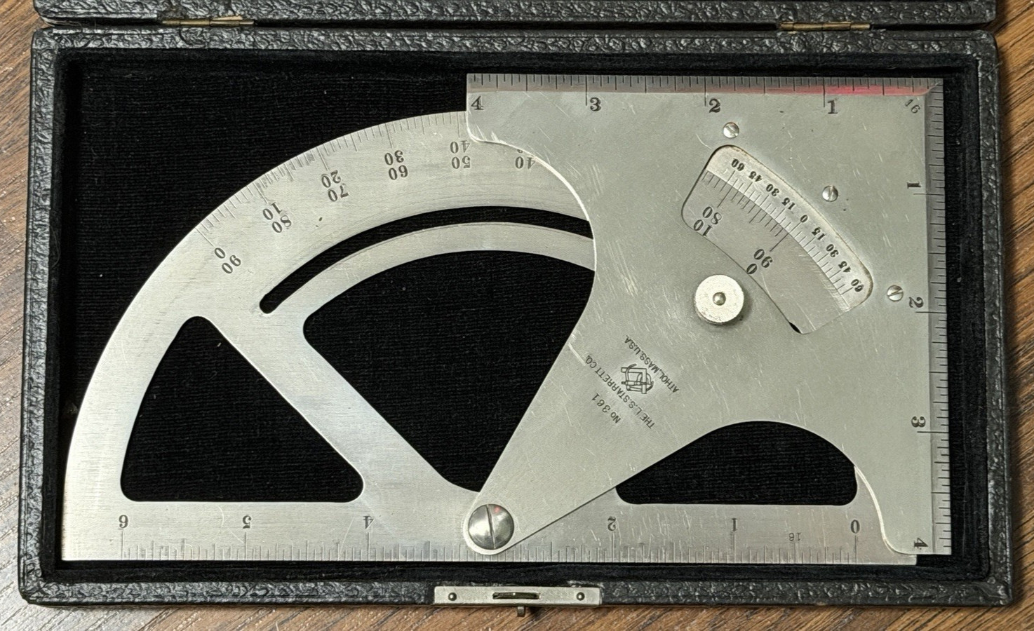 Starrett Draftsman Protractor No. 361 Machining Drafting Engineering