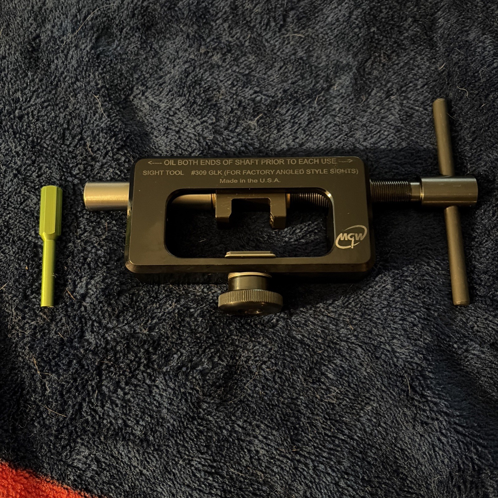 MGW 309 Sight Pusher Adjustment Tool for Glocks for angled sights