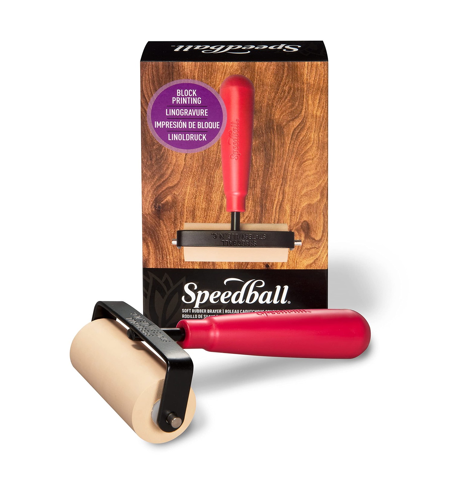 Soft Brayer, 3-Inch - Printmaking Roller Tool for & Block Printing and Crafti...