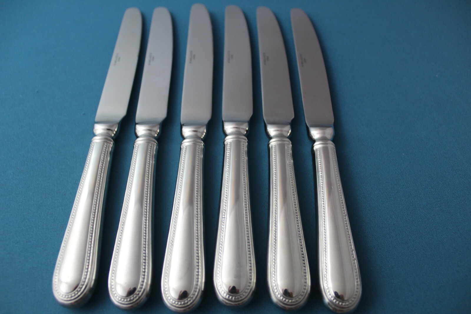 Wallace CONTINENTAL BATEMAN Dinner Knives Hollow (Set of 6) LIGHT USE 9 5/8"