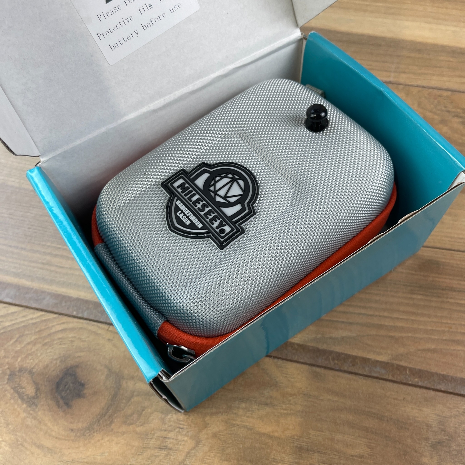 Mileseey PF210 Class 1 Golf Laser Rangefinder Black Slope Adjustment with Case
