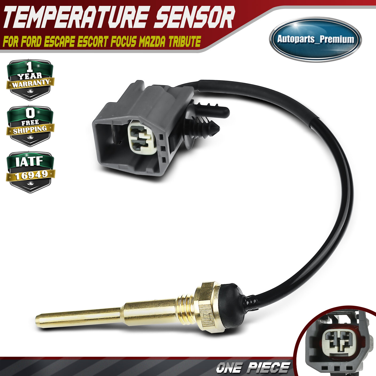 New Engine Coolant Temperature Sensor for Ford Escape Escort Focus Mazda Tribute