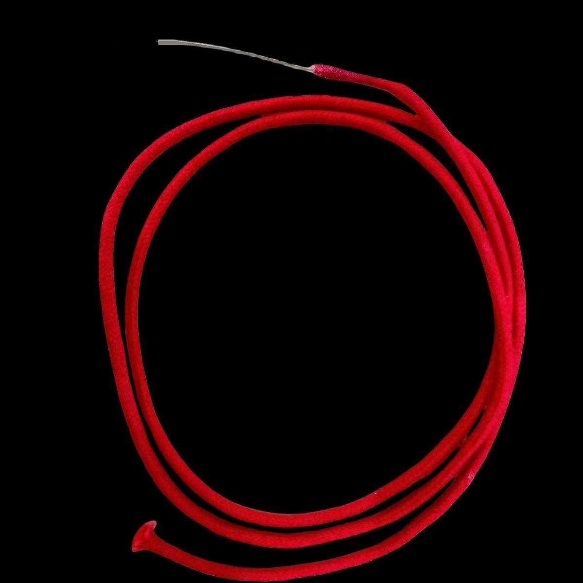 100cm Red Cotton Wick with Needle for Zippo Zorro Petrol Lighter Repair