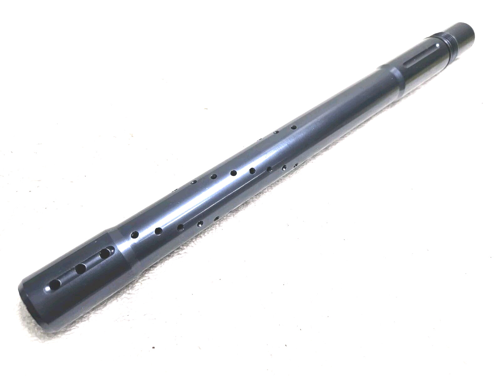PMI Ice Blue Spiral Ported 11 inch Spyder Piranha Paintball Gun Barrel Free Ship