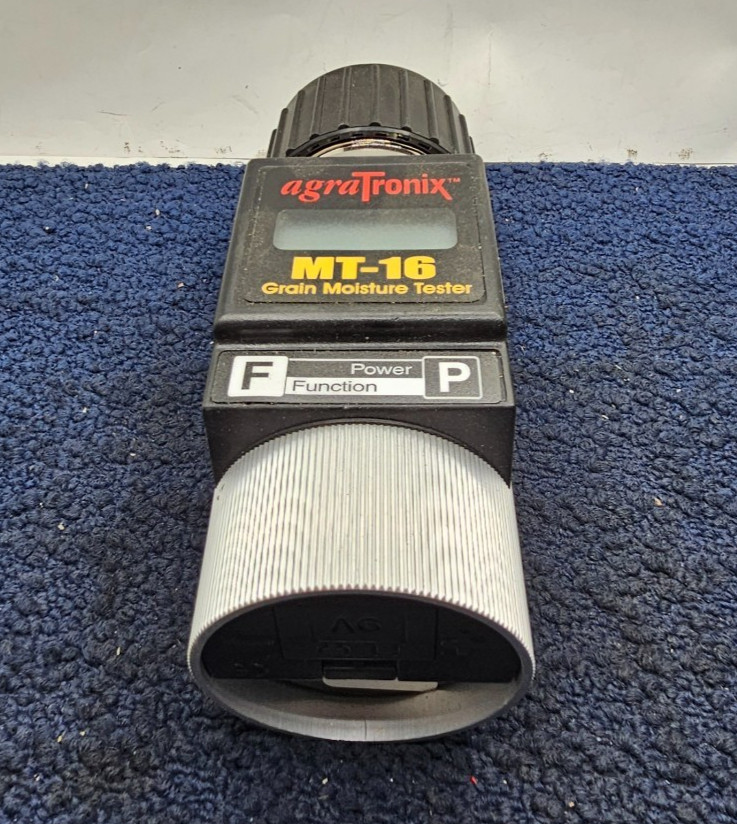 Agratronix MT-16: Portable Grain Moisture Tester with Digital Meter Display