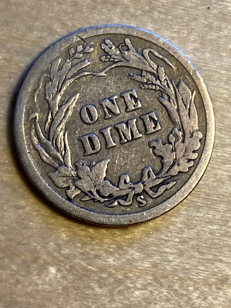 MERCURY DIMES, 4 SLABBED DIMES, FINE, VF...MINT MARKS