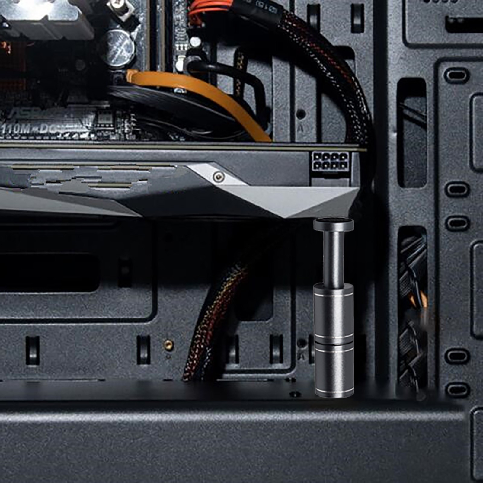Aluminum Alloy CNC Graphics Card Holder Base 4-6cm Adjustable Support Module
