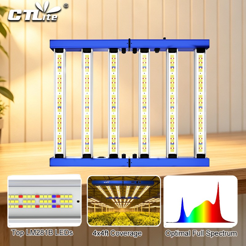CTLite FD-4000 Foldable LED Grow Lights 350W Daisy Chain Dimmable Full Spectrum