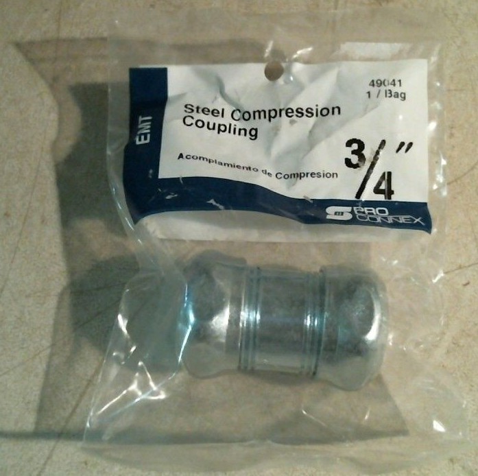 Sigma Electric 49041 EMT Compression Coupling 3/4" Steel FREE SHIPPING