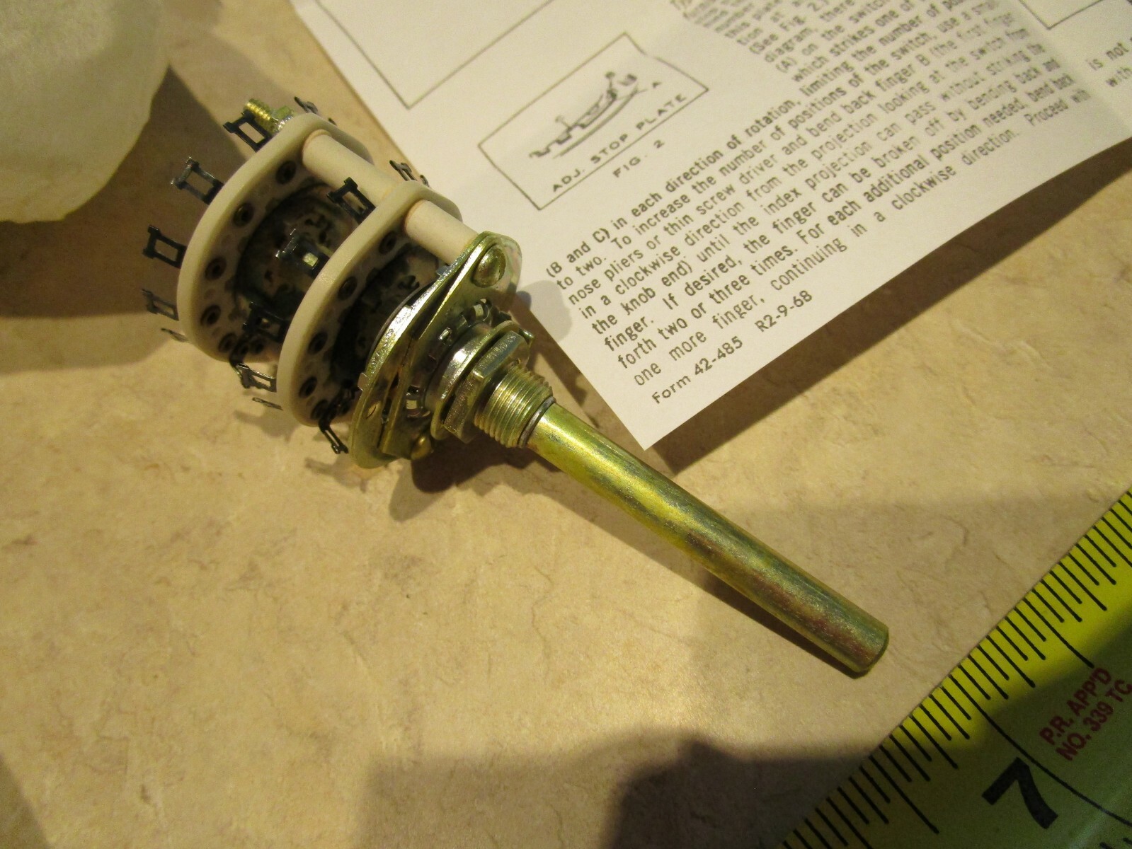 CENTRALAB PA-2005 ROTARY SWITCH 2 Pole, 12 Position