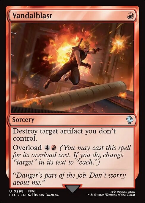 Vandalblast 298 U Normal FIC MTG NM