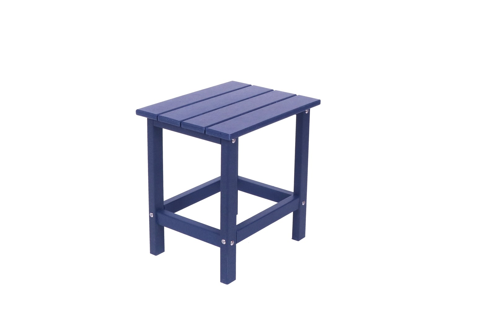 Adirondack Square Outdoor Side Table HDPE Navy Blue