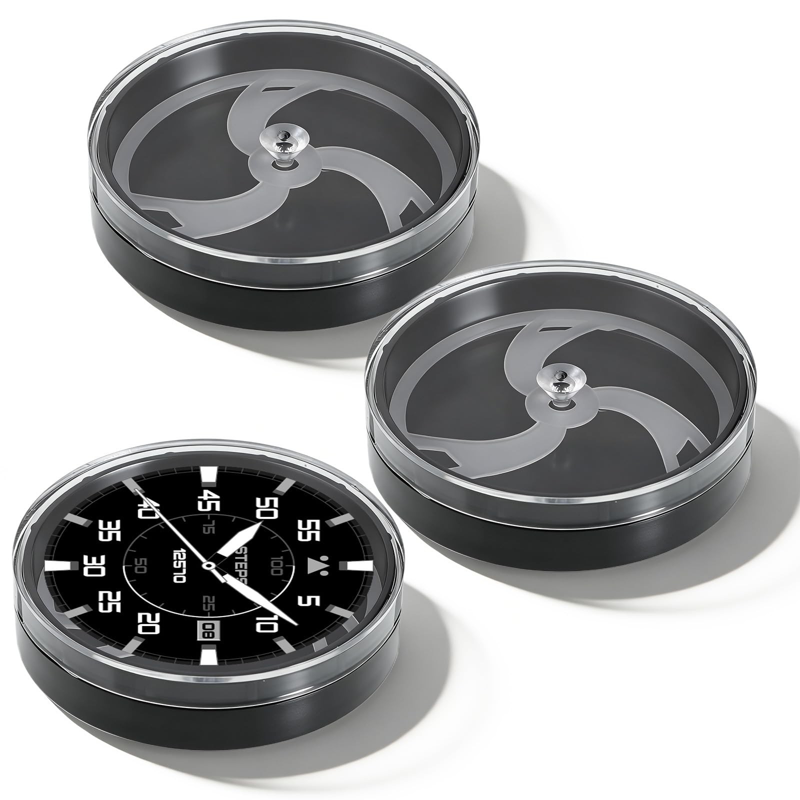 3 Pcs Watch Dial Holder, Portable Watch Movement Holder Dust-Proof Scratch-Resis