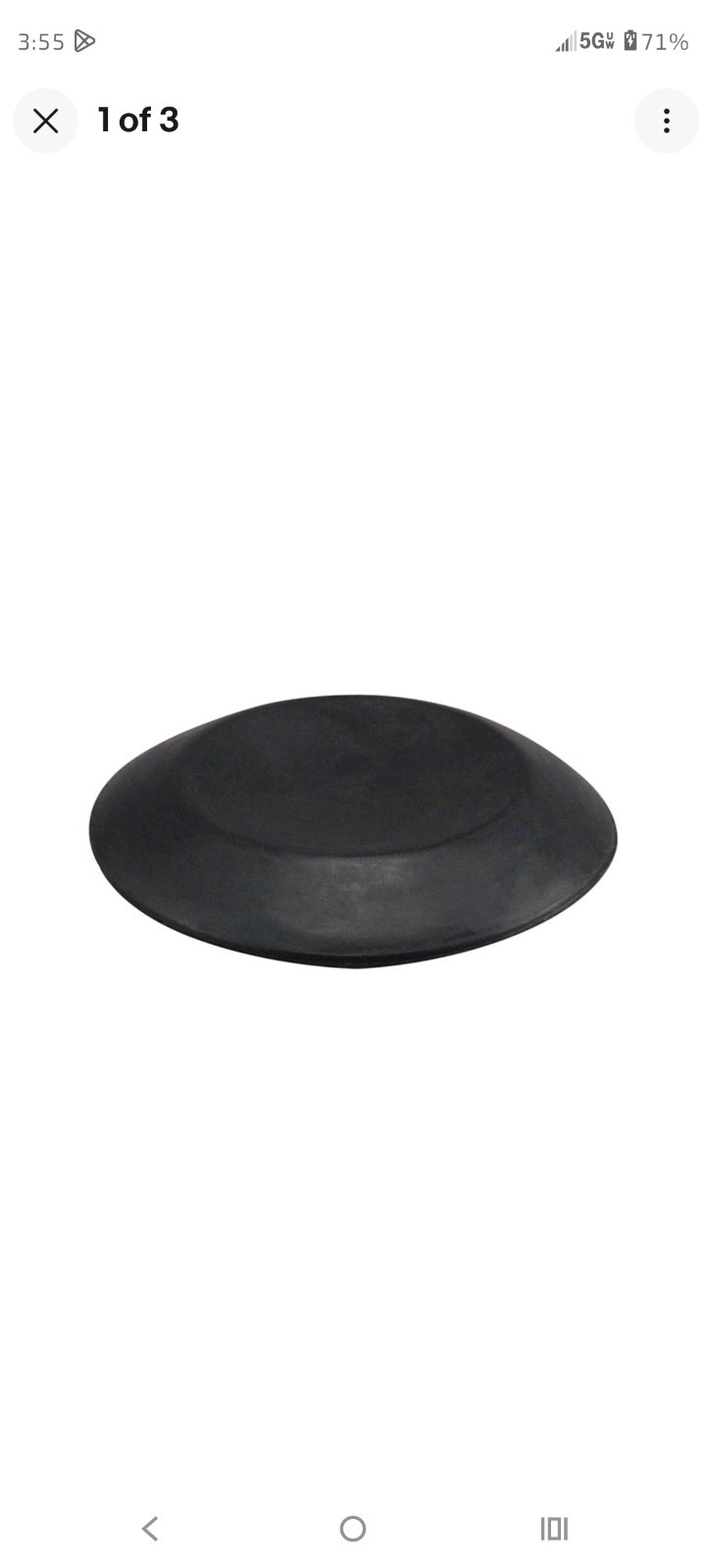 Plumb Pak PP835-27 Seat Disc Snap On Black Rubber For American Standard