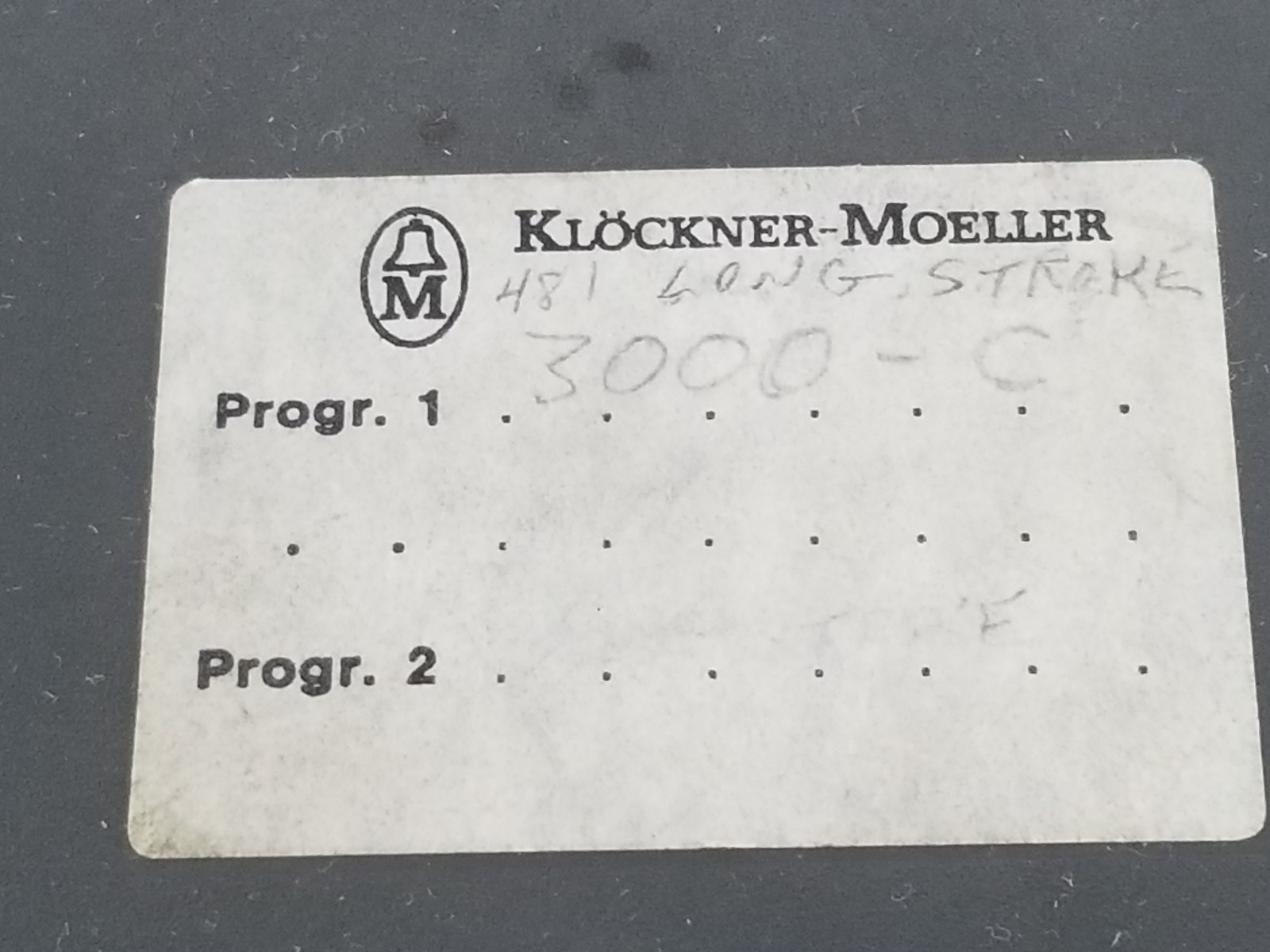 KLOCKNER MOELLER EE1-PS3 MEMORY MODULE RS-485, E E1-PS 3, EE1PS3