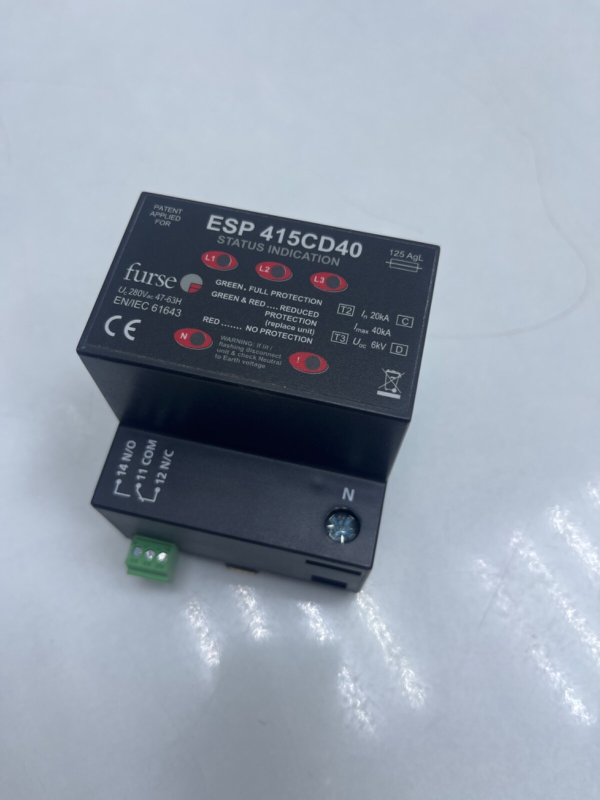 Furse esp 415cd40 surge protector