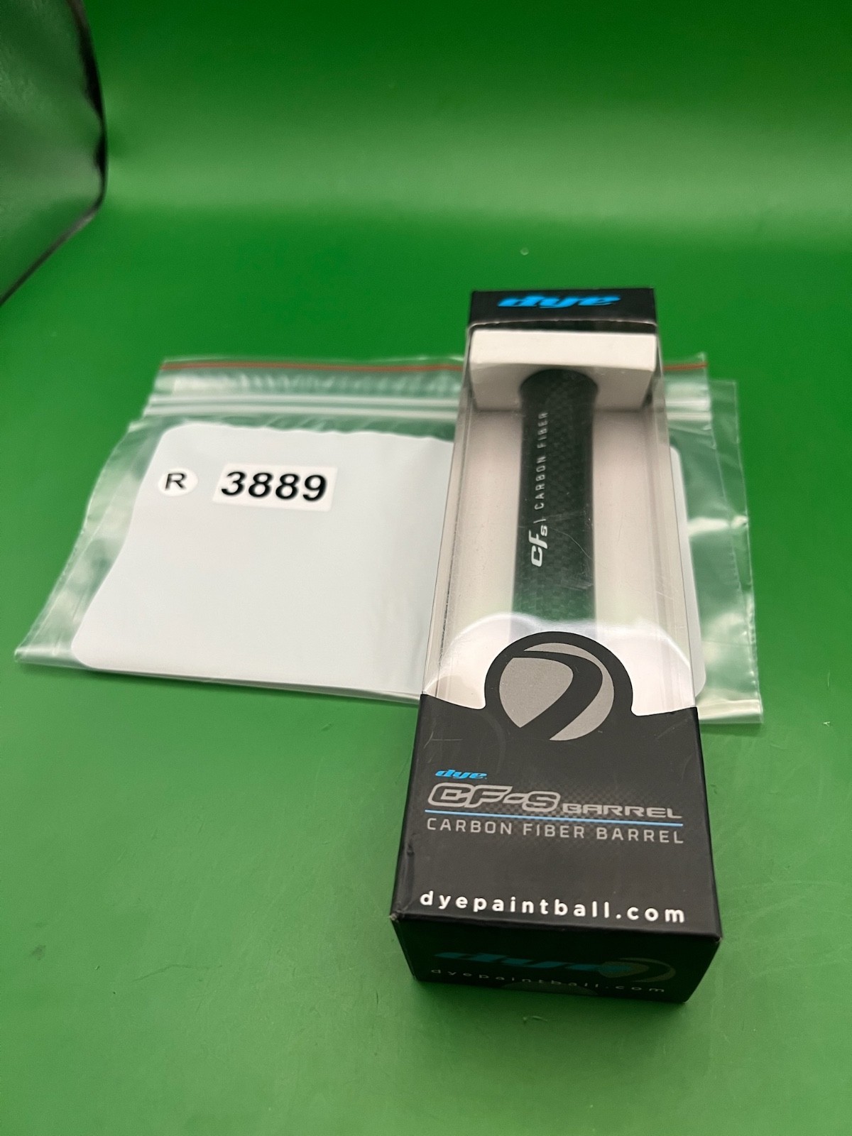 Dye CF-S Carbon Fiber Paintball Barrel Back 680 Bore Autococker Thread
