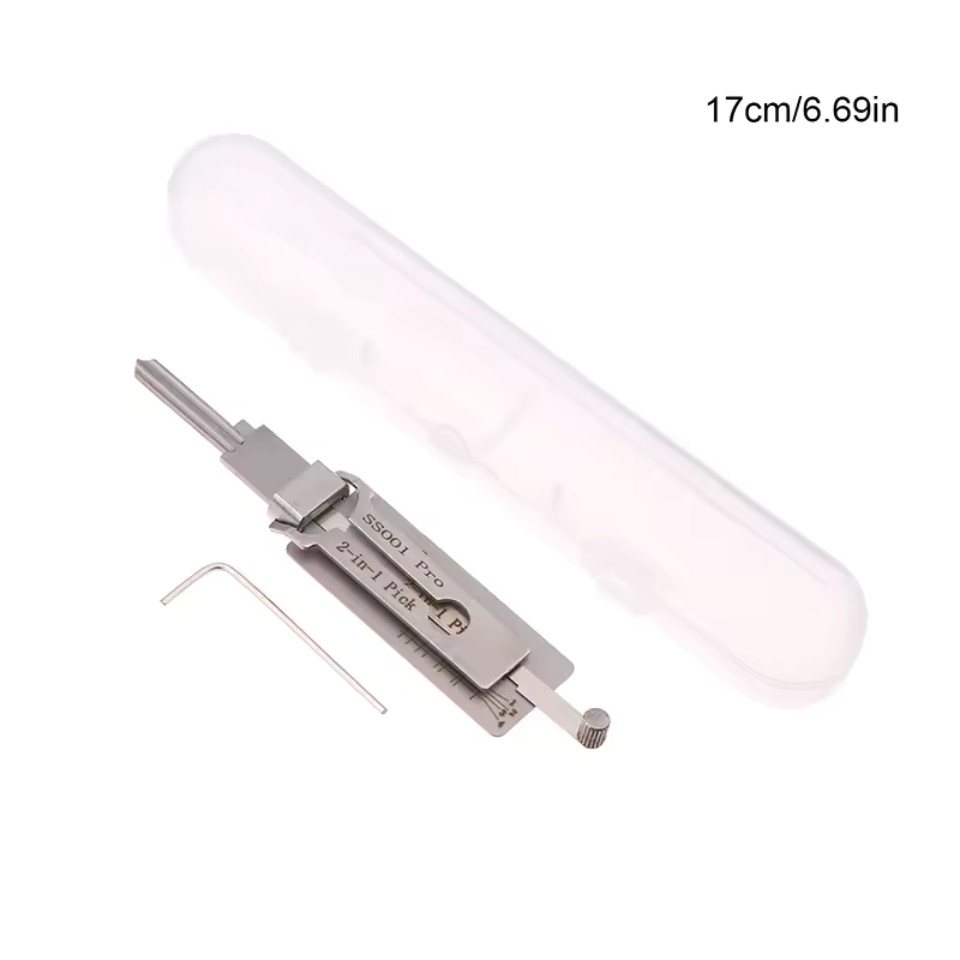 2-in-1 Stainless Steel Key Decoder Set SS001 + SS002 PRO