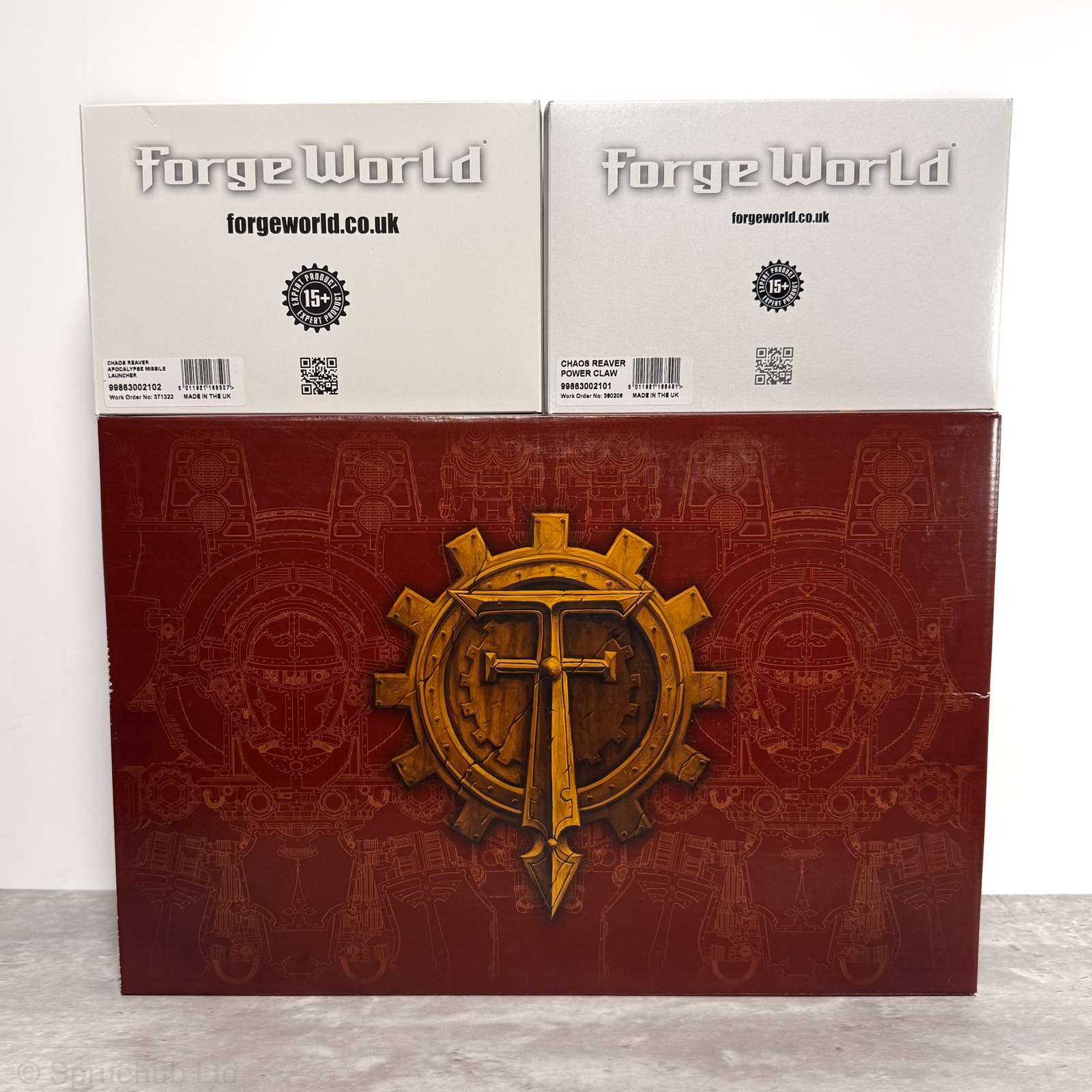 Forge World Chaos Reaver Titan + All Weapon/Carapace Options