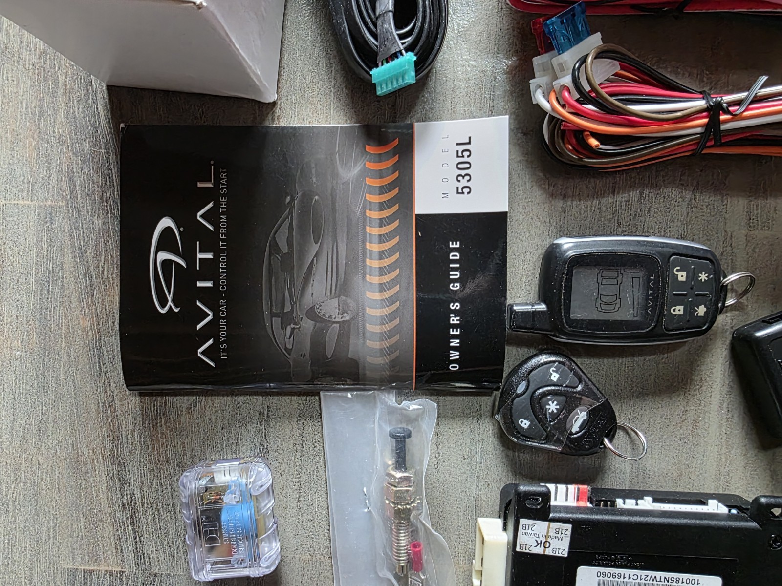 Avital 5305L 2-Way Start Keyless Entry With Security System New