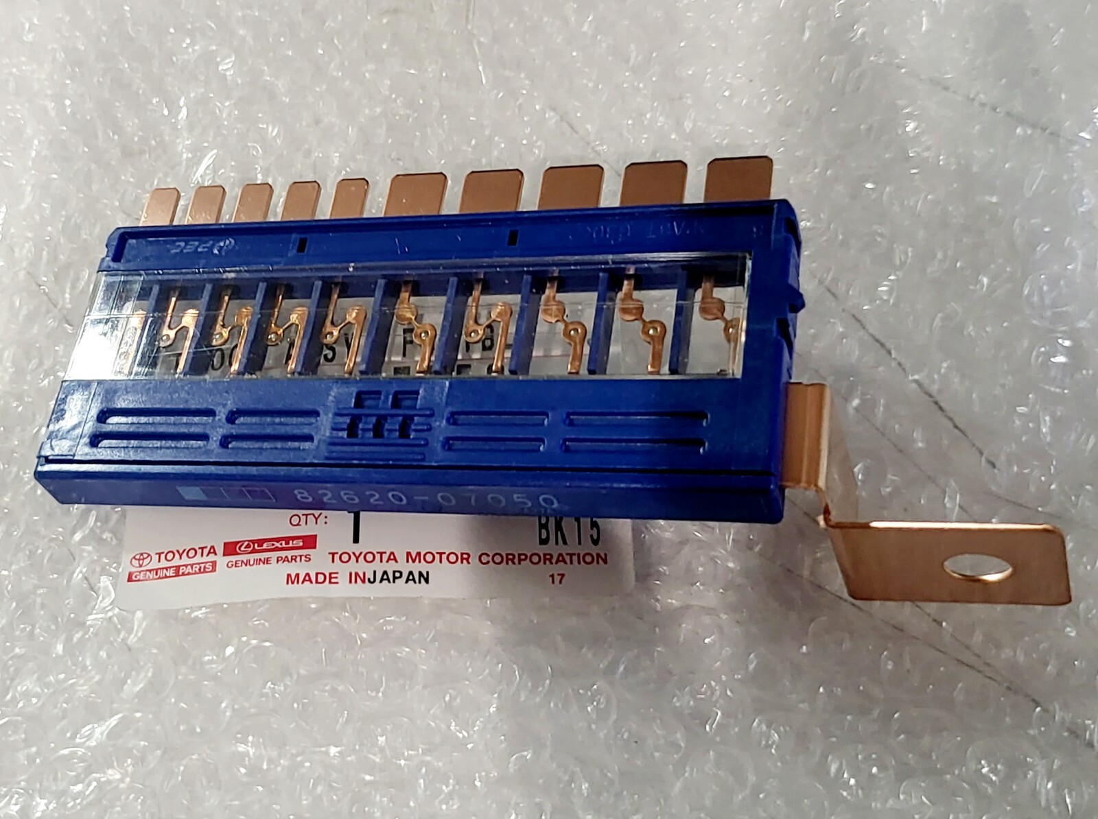 07-11 NEW TOYOTA CAMRY BLUE FUSIBLE LINK BLOCK 2007 2008 2009 2010 2011