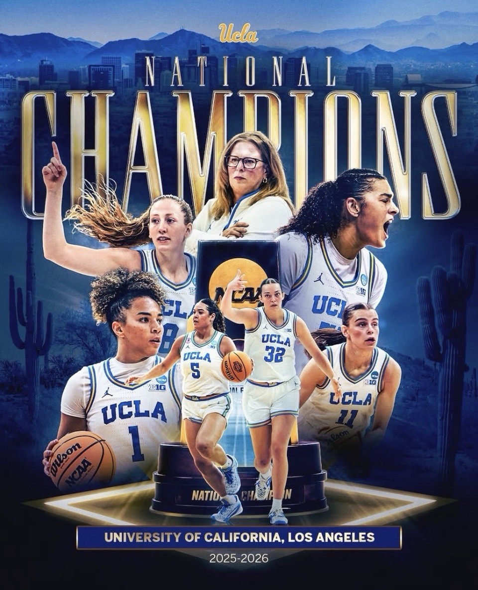 UCLA BRUINS  WOMAN’S BASKETBALL  National Championship 8x10 Photo
