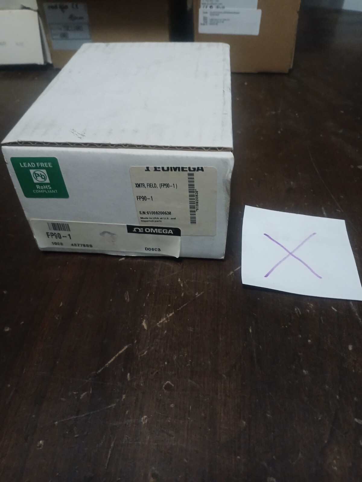 Omega Transmitter Flow Panel FP90-1, FP90, GF + Signet