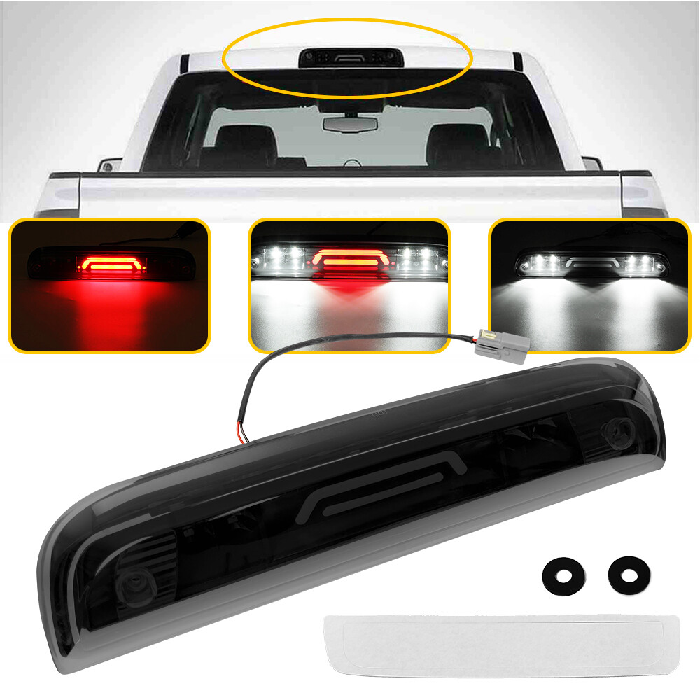 LED 3rd Third Brake Smoke Cargo Light for 14-18 GMC Sierra/Chevy Silverado 1500