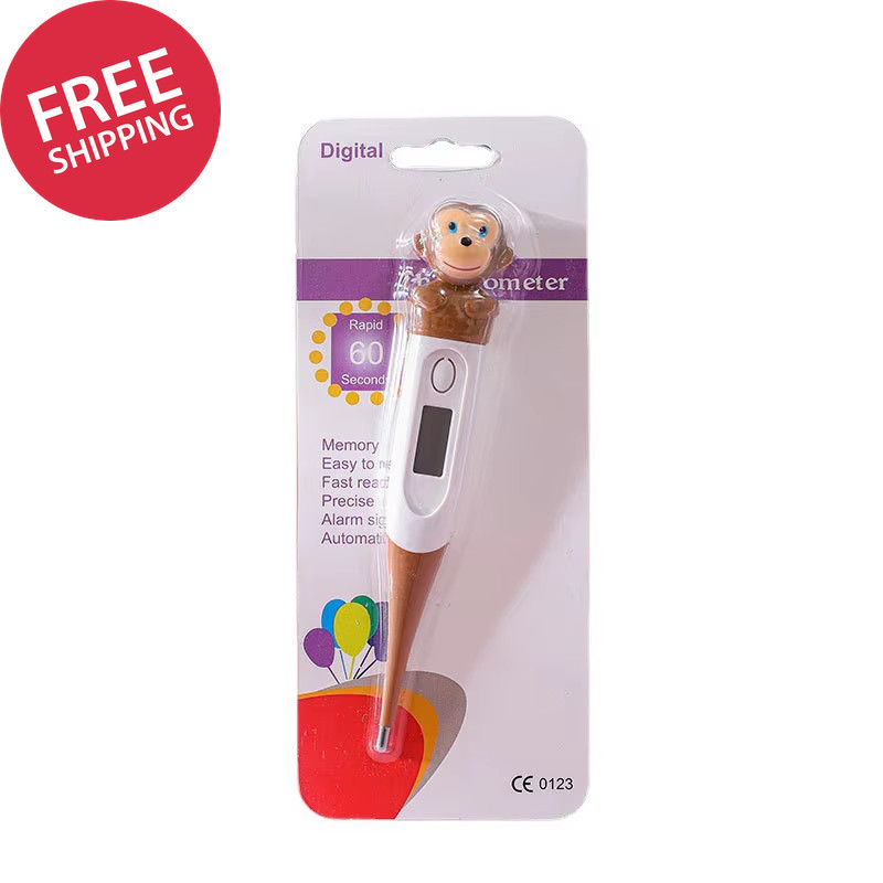 Cartoon Electronic Soft-Head Thermometer Household Human Armpit Digital Thermome