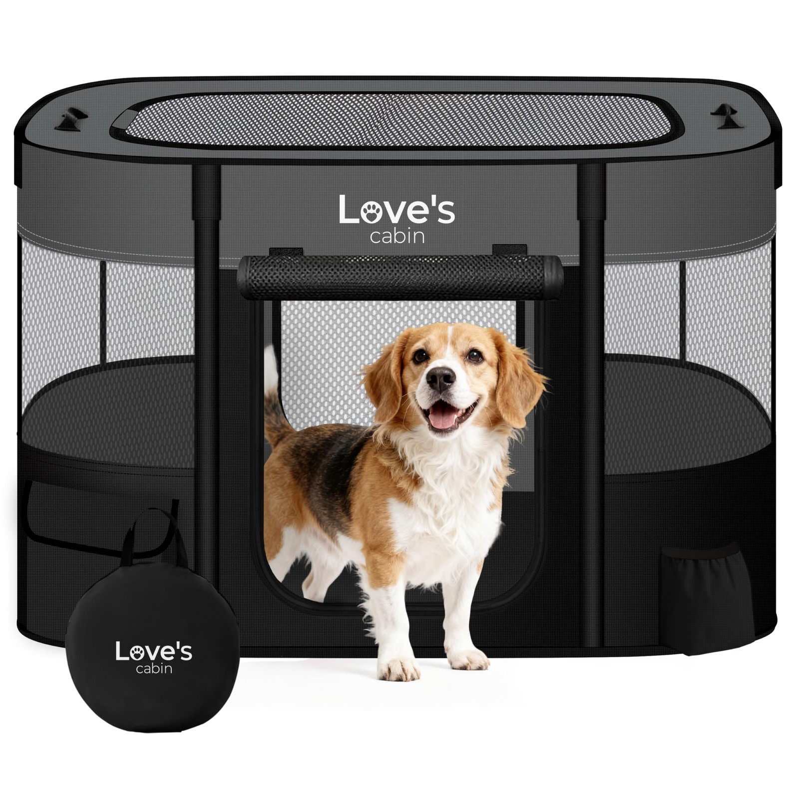 Pet Puppy Dog Playpen, Large Dog Tent Crates Cage Indoor/Outdoor, Portable Ex...