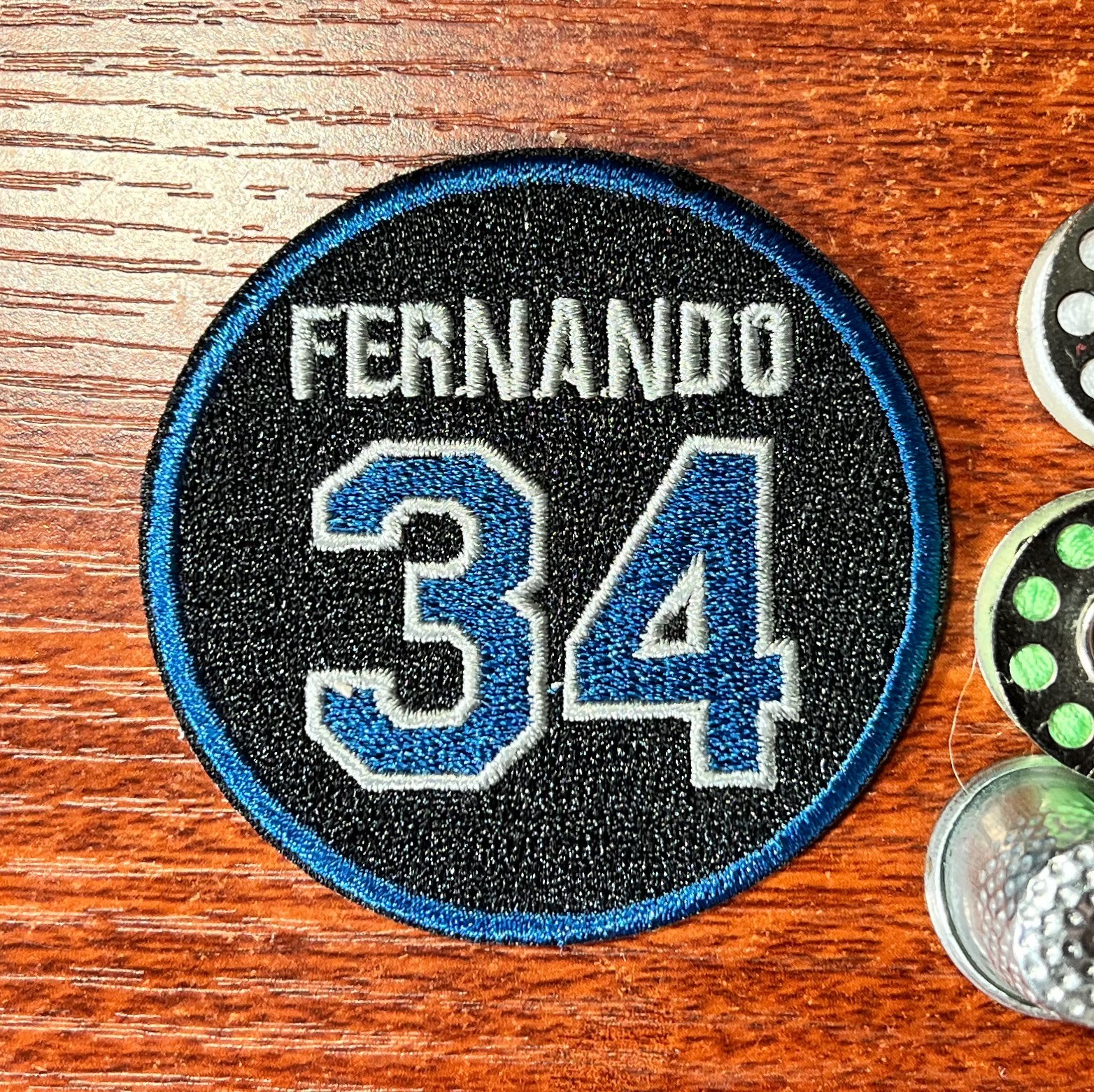 Fernando Valenzuela #34 Patch LA Dodgers Memorabilia Embroidered Iron-On 2.25"