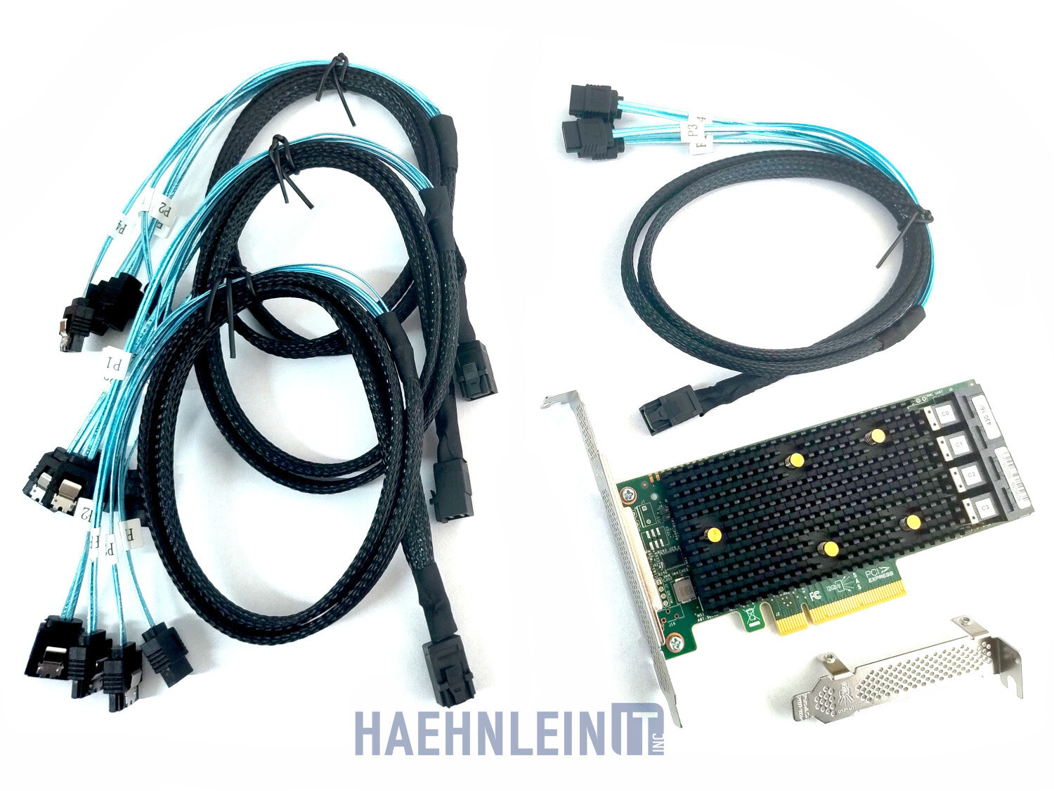 Lenovo 430-16i / Broadcom 9400-16i SATA  SAS HBA Controller 12G IT-Mode + cables