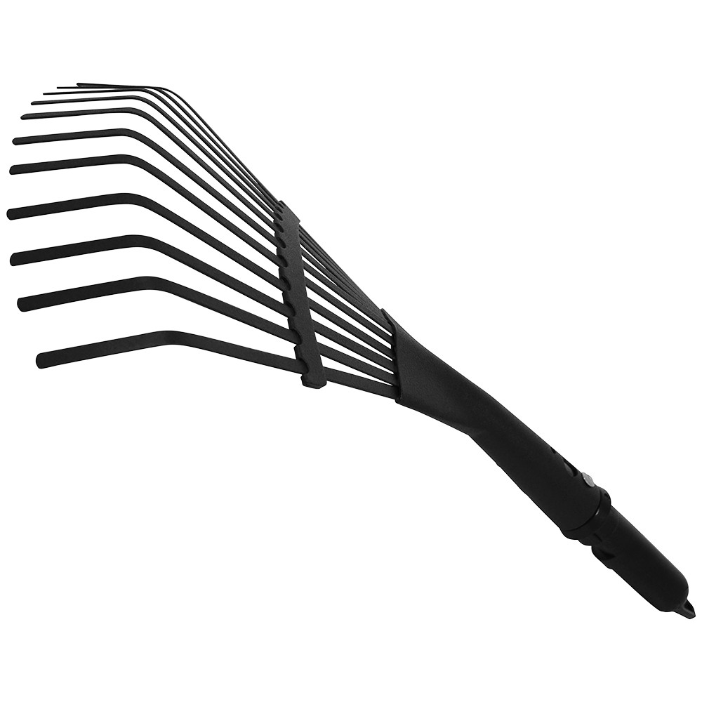 Zenport J1110 Fan Rake Garden Multi Tool Attachment, Black