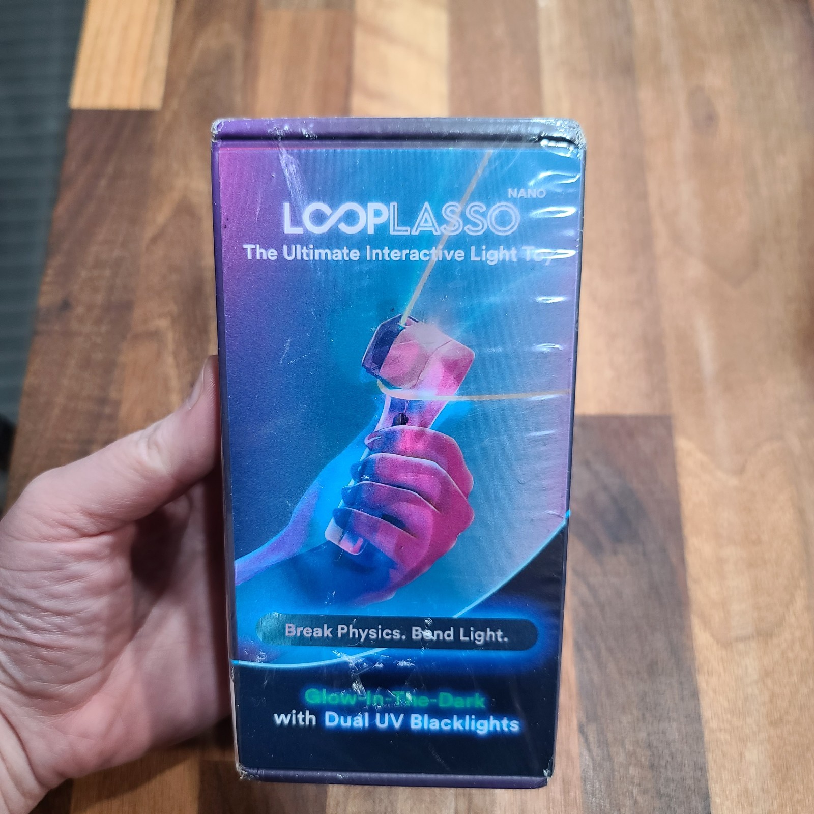 ORIGINAL Loop Lasso NANO Glow-In-The-Dark String Shooter with Dual Built-in UV