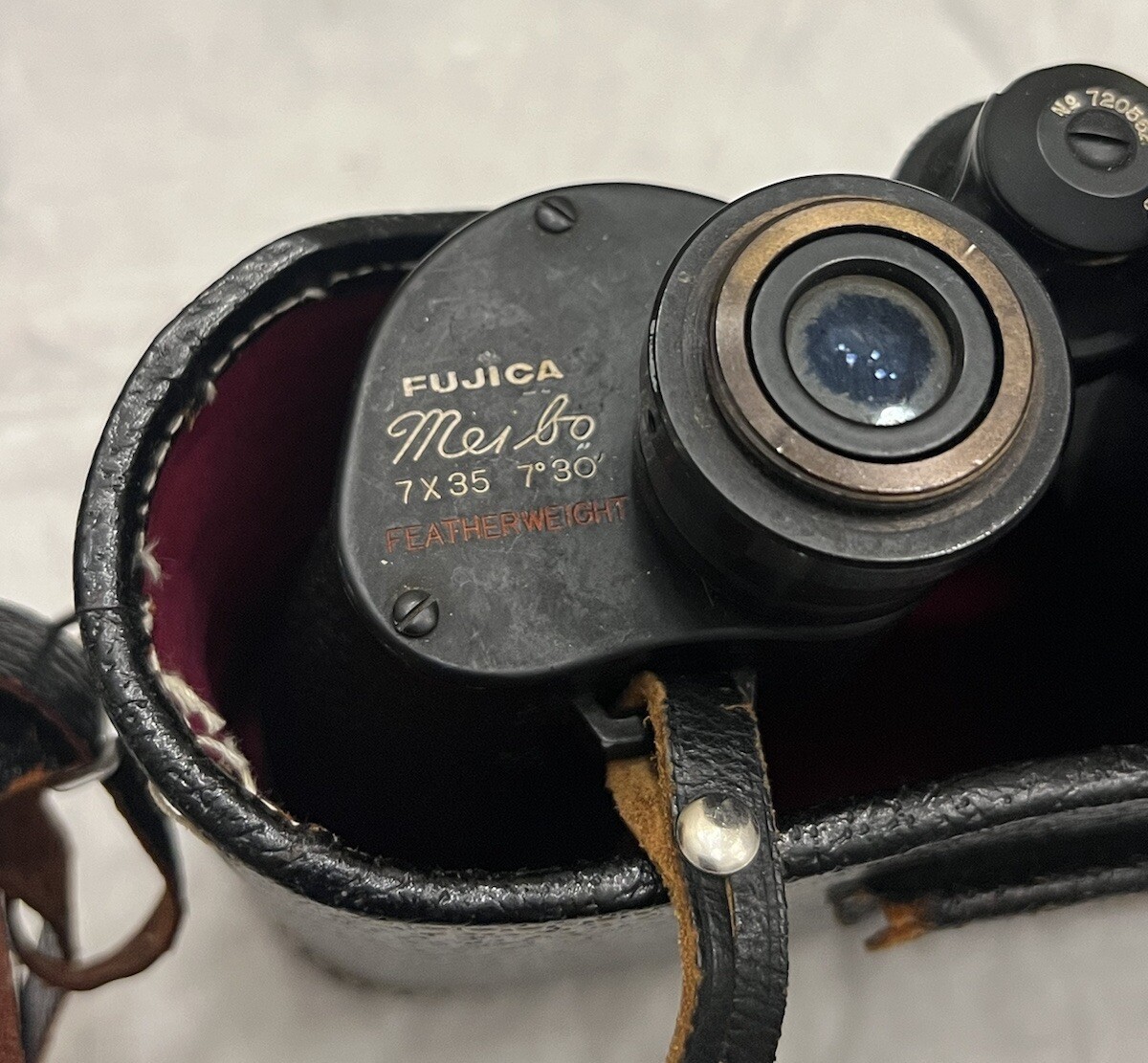 Fujica Meibo 7x,35 BINOCULAR w/Case: Needs A Part. Case Needs Fixing. See Pics!!