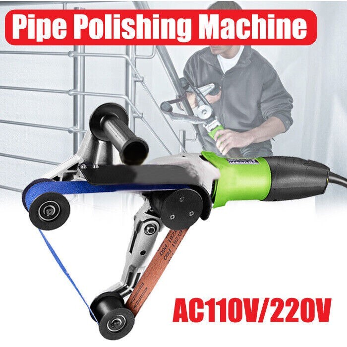 Tube Pipe Belt Sanders Polisher Stainless Steel Tube Polishing Machine 110V/220V