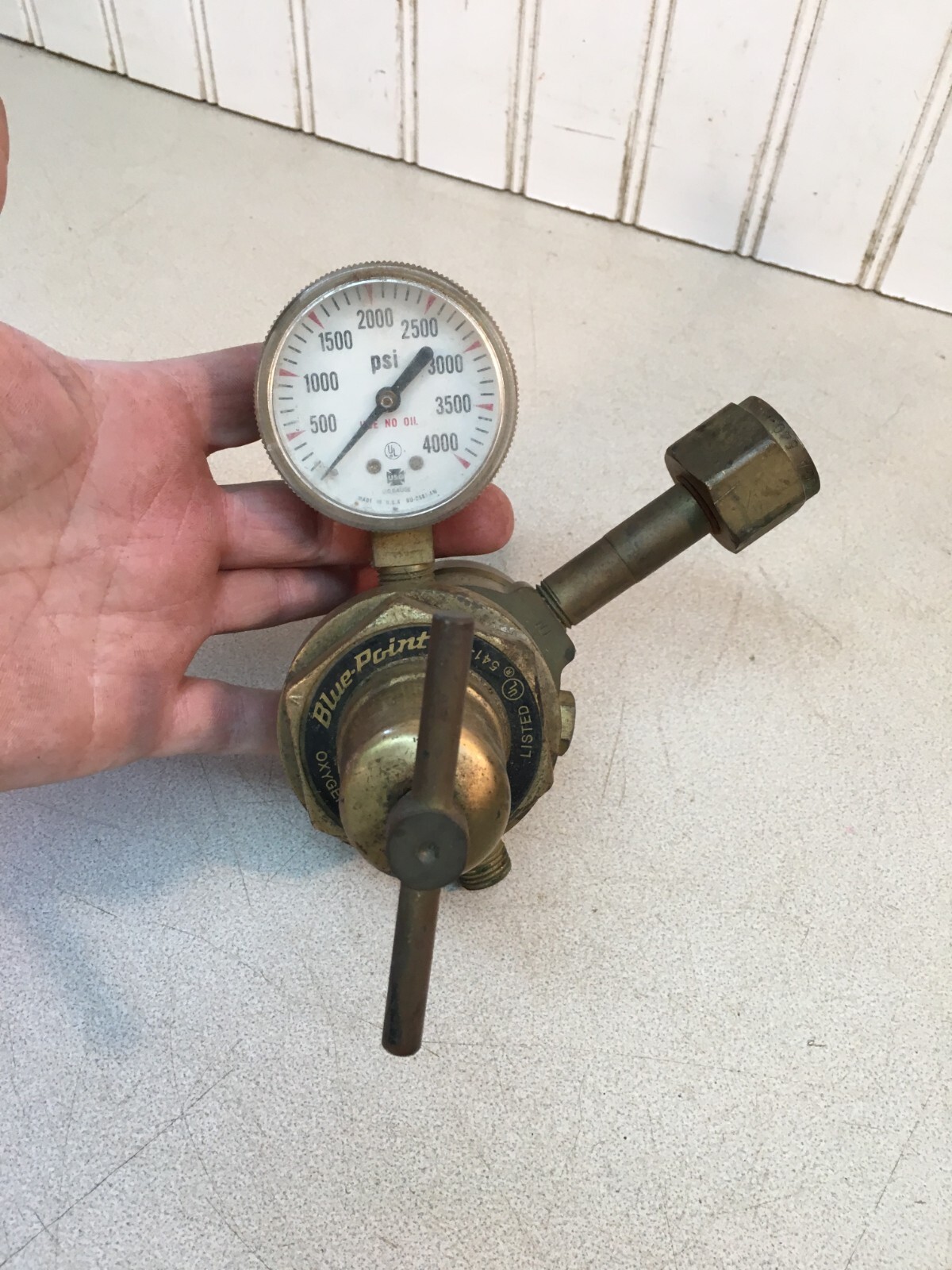 Blue Point 4000 PSI REGULATOR SINGLE GAUGE GAS TORCH