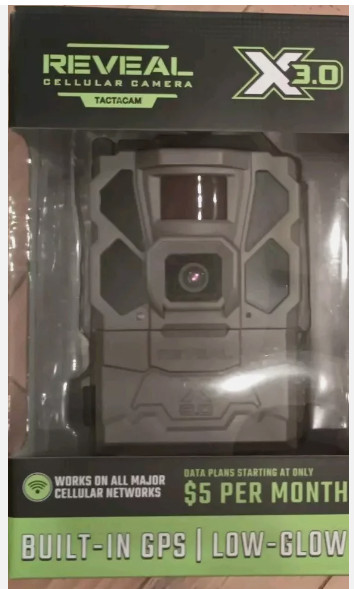 New in Box Tactacam Reveal X 3.0 Cellular Trail Camera RV-TC-XGEN3