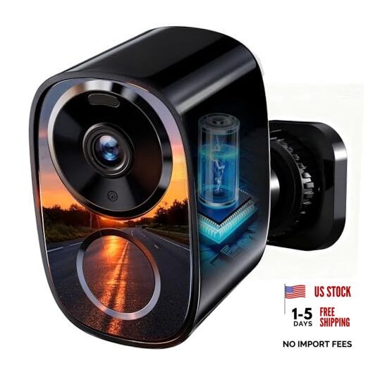 2026 Enhanced 2K UHD Security Cameras Wireless Outdoor – Free Black-Camera