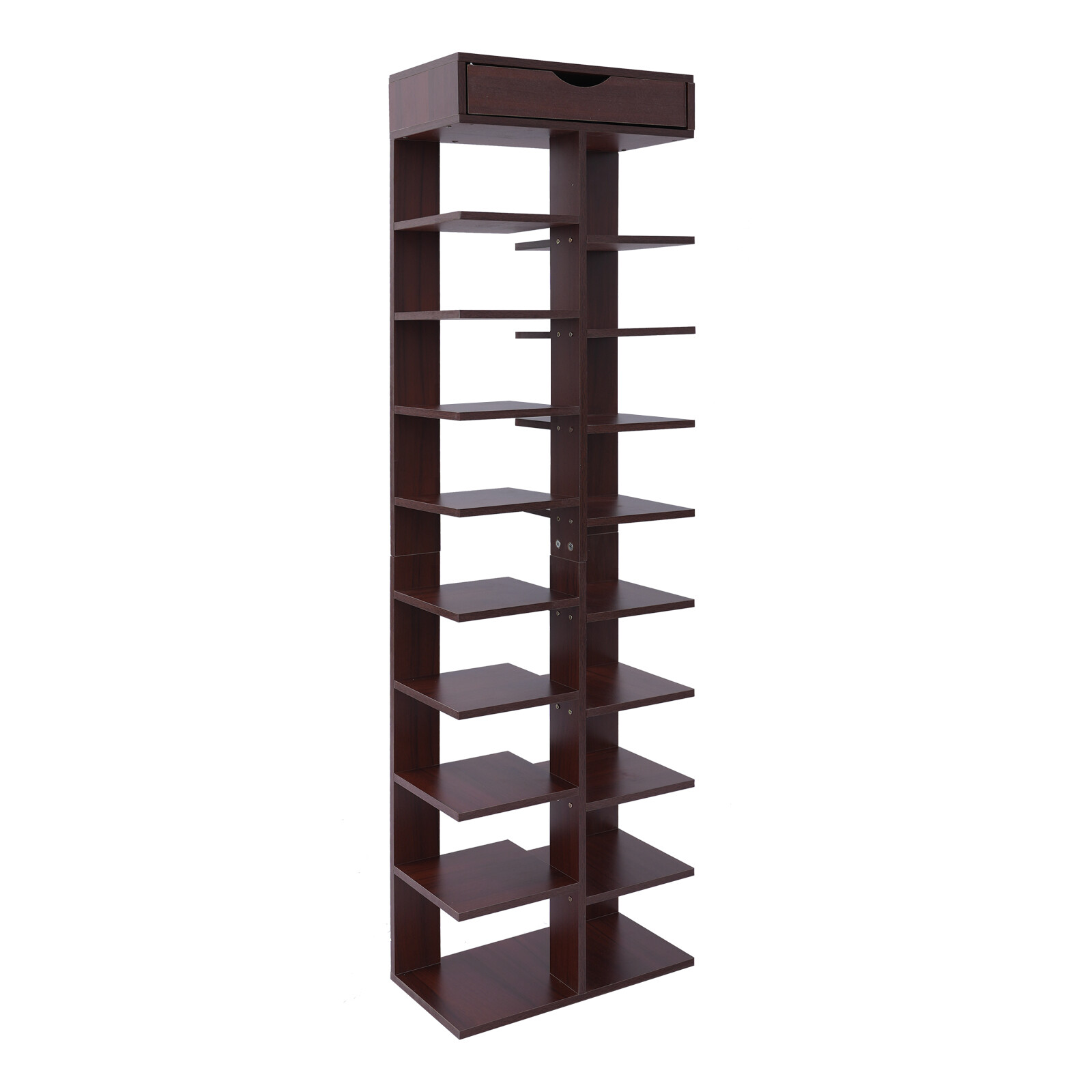 10 Tier Vertical Shoe Rack, Free Standing Shoe Storage Rack, Modern Shoe Rack