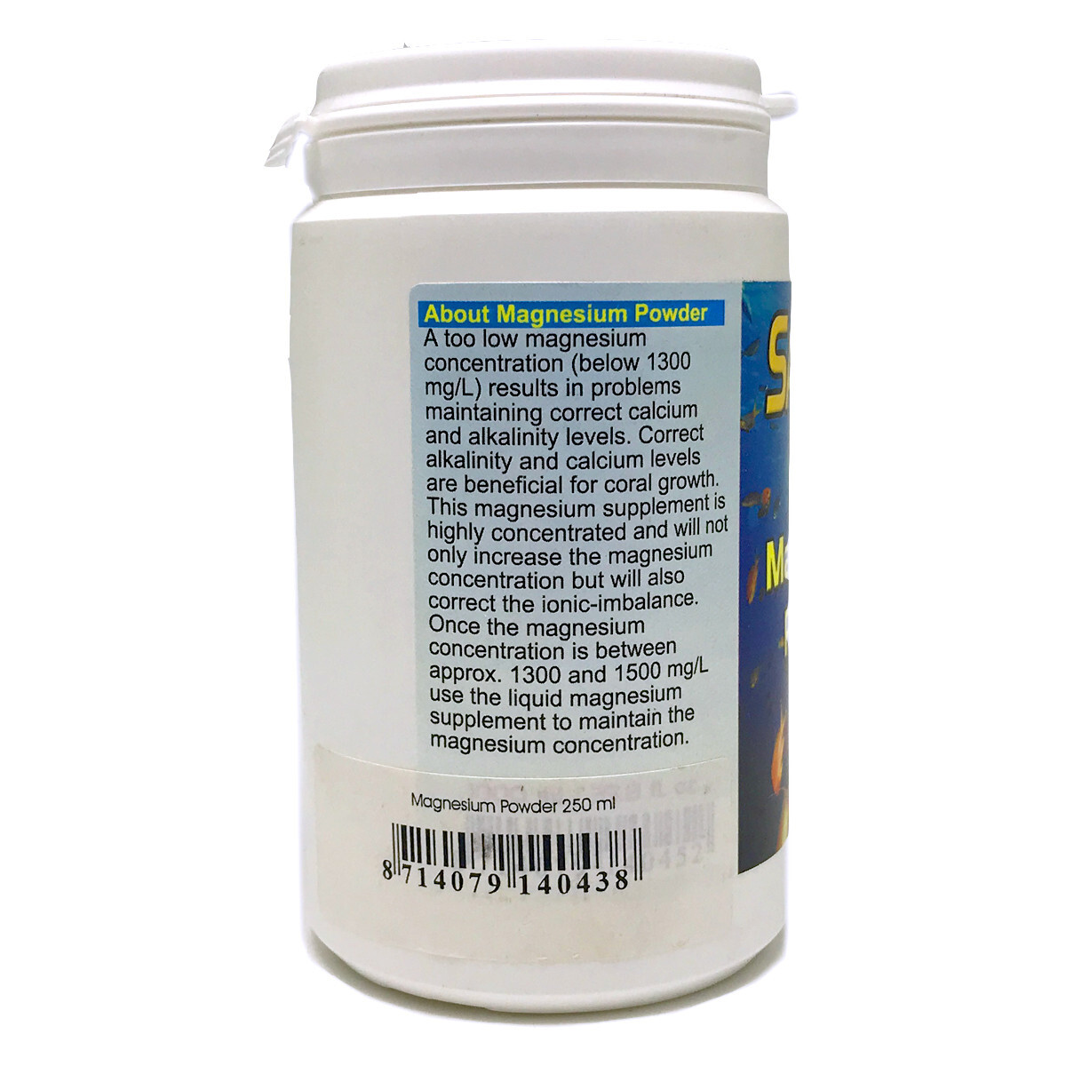 Salifert Magnesium Powder 250mL Concentrated High Purity Coral Reef Supplement