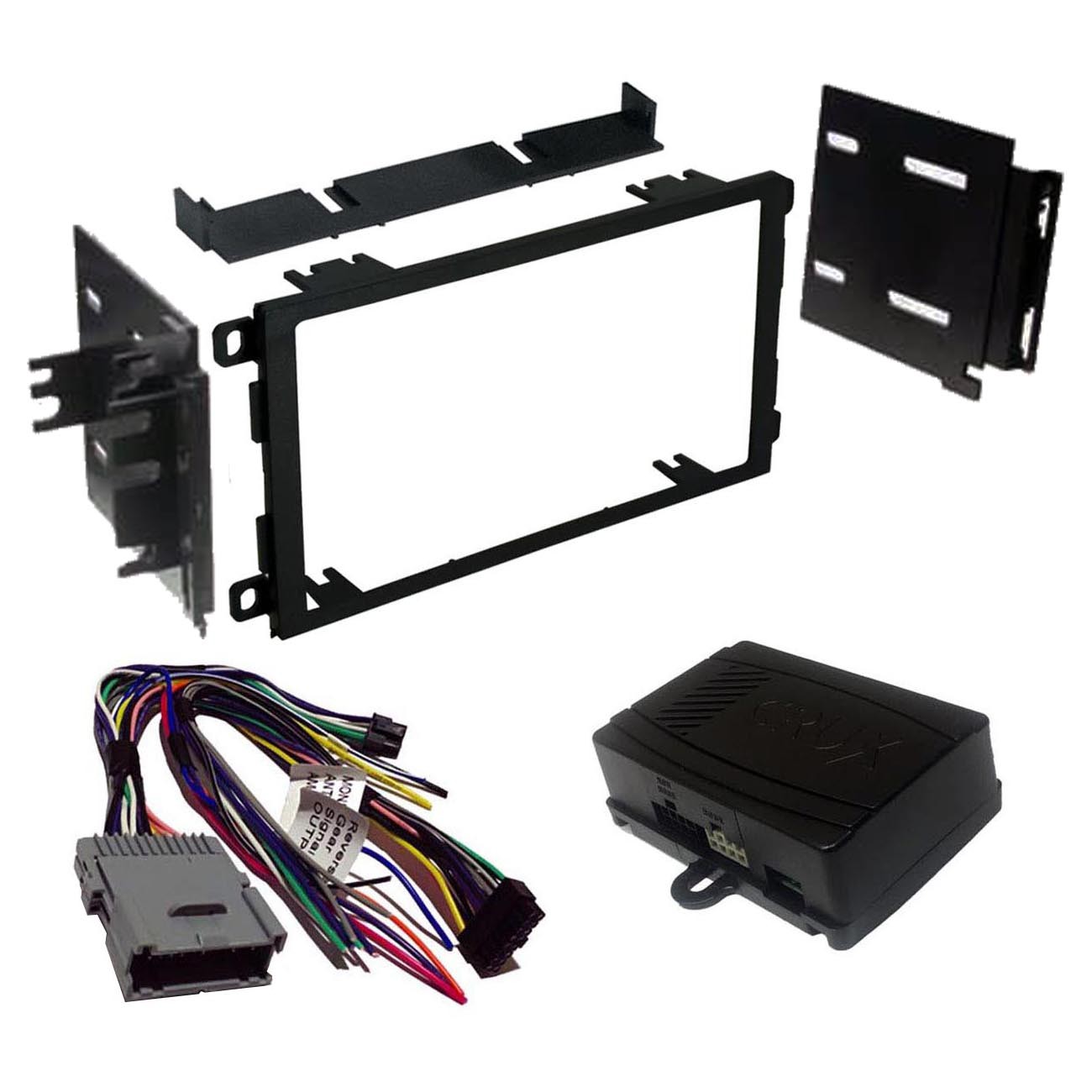 CRUX DKGM-C2D RADIO REPLACEMENT 2-DIN DASH KIT FOR 02-13 GM CLASS II VEHICLES