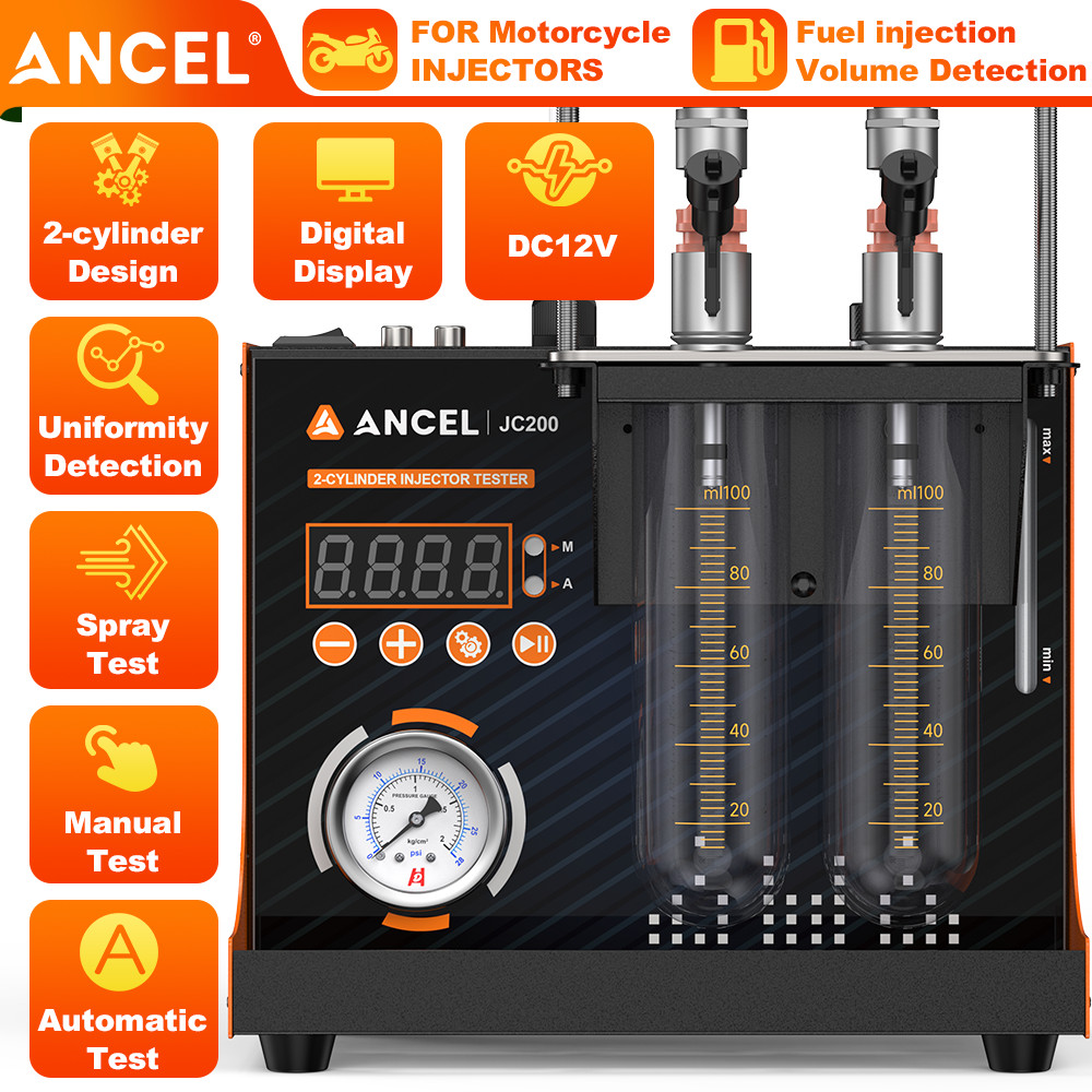 2-Cylinder Ultrasonic Automotive Fuel Injector and Tester Leak Test Machine Tool