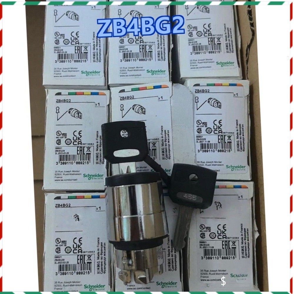 ZB4BG2 1PCS Brand Schneider Operator HEAD SWITCH KEY 2 POSITIONS Fast Deliv New