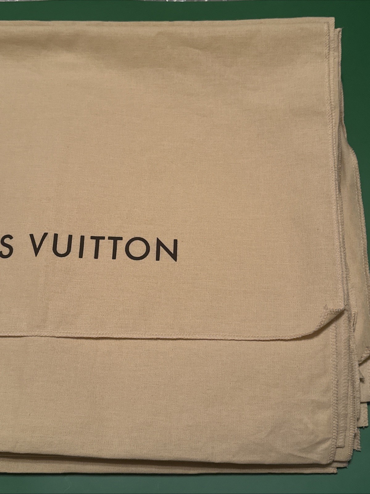 Authentic Louis Vuitton Dust Cover Bag, Beige “18x13” Envelope Type