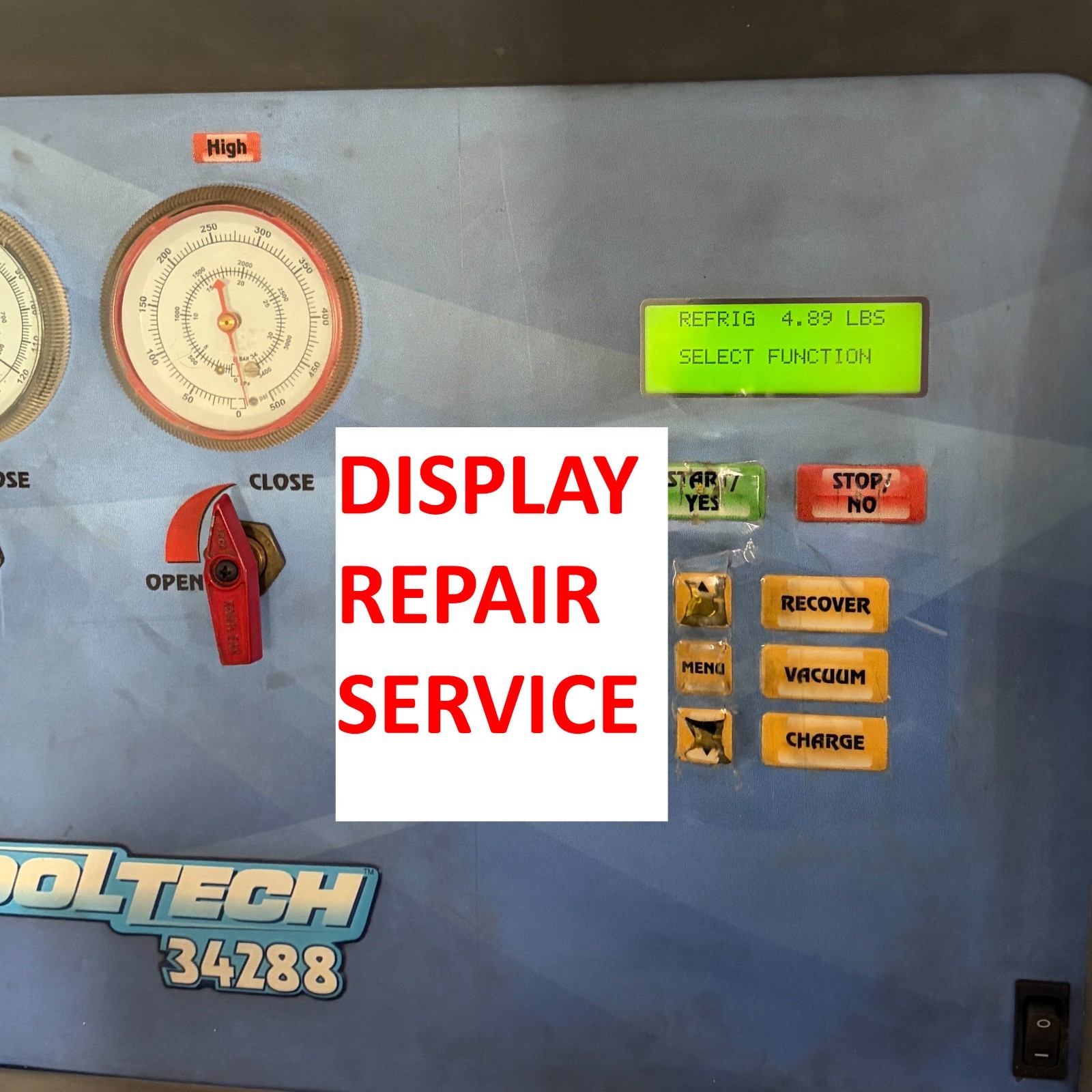 Robinair Cooltech 34288 Display RA20033 _Repair_Service. Read Description!!!