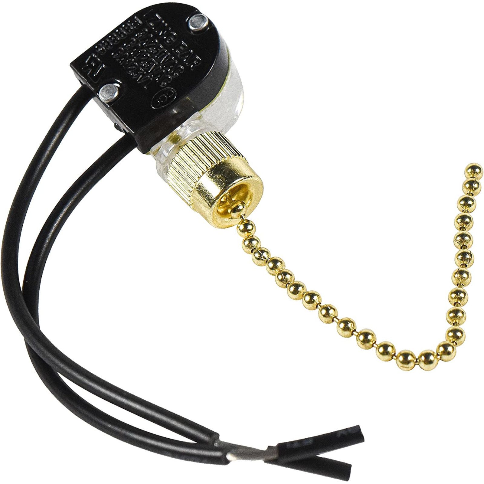 HQRP Ceiling Fan Switch for Shine Top LS-303N, LS-301B E218558 Pull Chain Light